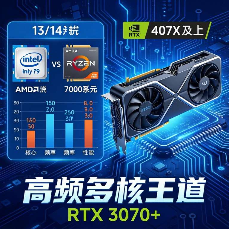 从“搓一淘好物推荐”的角度，我强烈建议开发者朋友重点关注以下几个核心部件的升级：CPU（高频多核是王道，Intel 13/14代或AMD Ryzen 7000系列）、显卡（至少RTX 4070以上，显