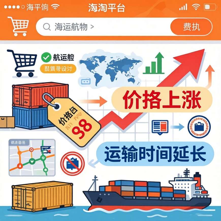以中国消费者常用的海淘平台为例，航运成本的上升可能导致商品价格上涨，或者缩短运输时间但增加运费。此外，国际局势的不稳定还可能导致部分商品供应中断，迫使消费者寻找替代品。因此，了解这些变化并合理调整海淘