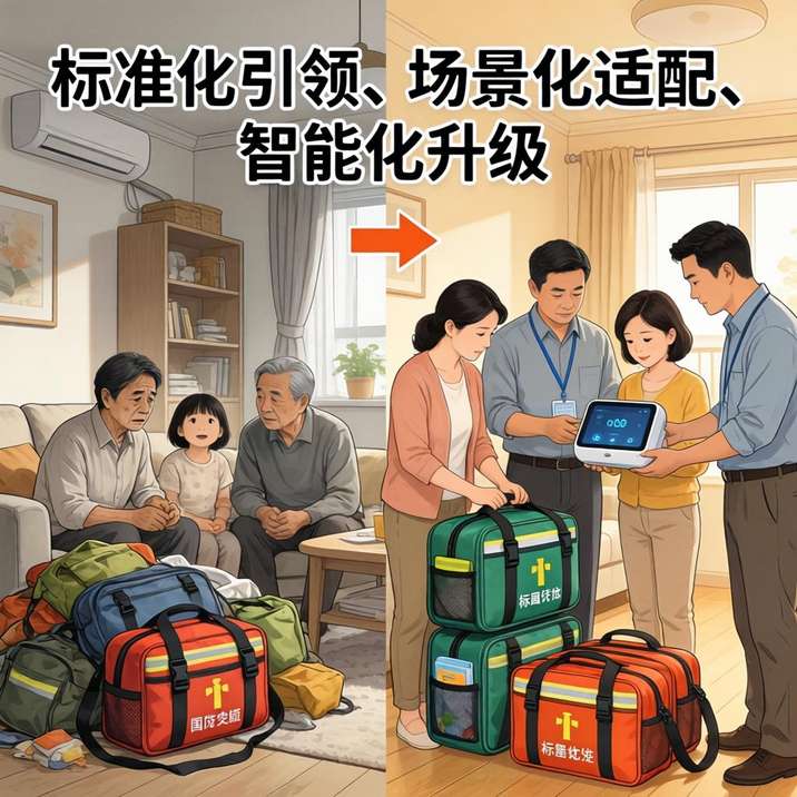 新国标的实施，不仅是一次产品标准的升级，更推动着家庭应急防灾理念的变革。正如专家所言，这是“标准化引领、场景化适配、智能化升级”的体现。过去，很多家庭对应急装备的认识停留在“买一个放家里”的阶段，但新