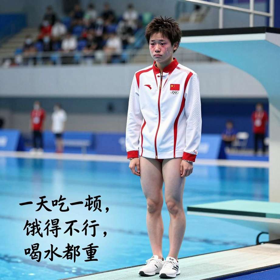 当奥运冠军全红婵在镜头前落泪，说出“一天吃一顿，饿得不行，喝水都重”时，我们看到的不仅仅是一个19岁少女对体重的焦虑，更是一个专业运动员在极致体重管理下所承受的生理与心理双重压力。这种近乎苛刻的自我要