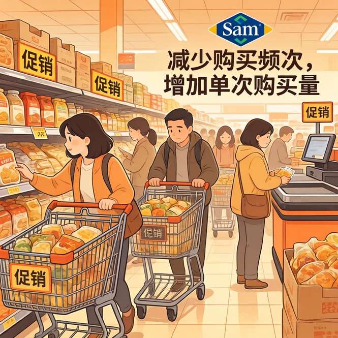 油价上涨首先冲击的是“最后一公里”的物流。单件商品从大仓到社区店的成本越来越高。因此，一个有效的省钱办法是减少购买频次，增加单次购买量。不妨试试从社区团购平台、大型仓储超市（如山姆、Costco，或本