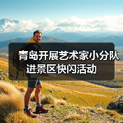 青岛开展艺术家小分队进景区快闪活动（图4）