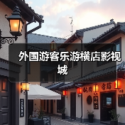 外国游客乐游横店影视城（图1）