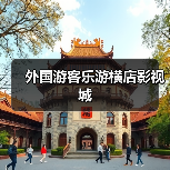 外国游客乐游横店影视城（图2）