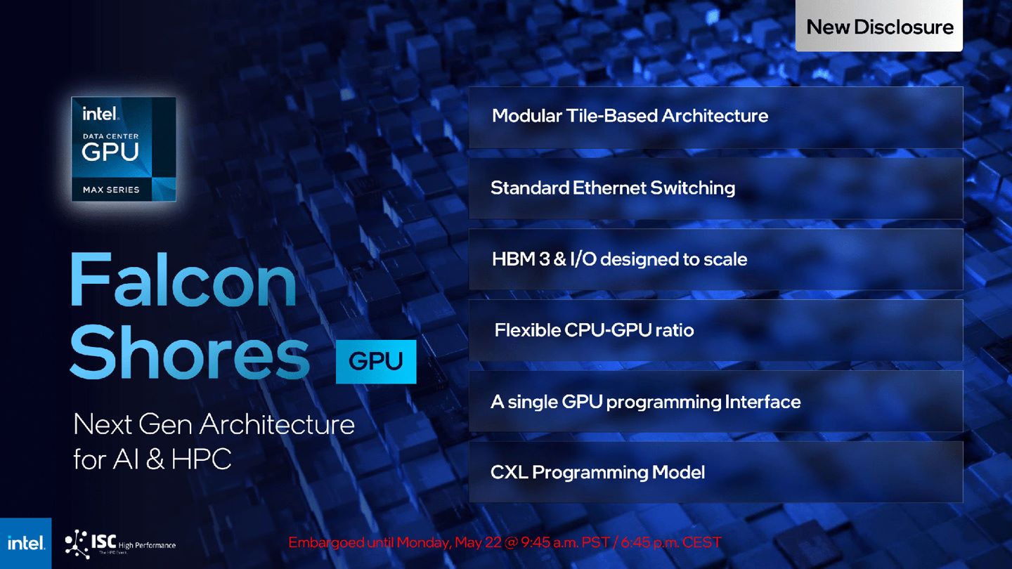 英特尔 Falcon Shores GPU 明年晚些时候推出，已为 AI 负载重 - 众森 IT 新媒体资讯网