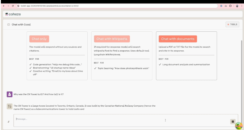 Cohere发布开发者工具包，加速企业生成式AI应用开发 - 众森 IT 新媒体资讯网