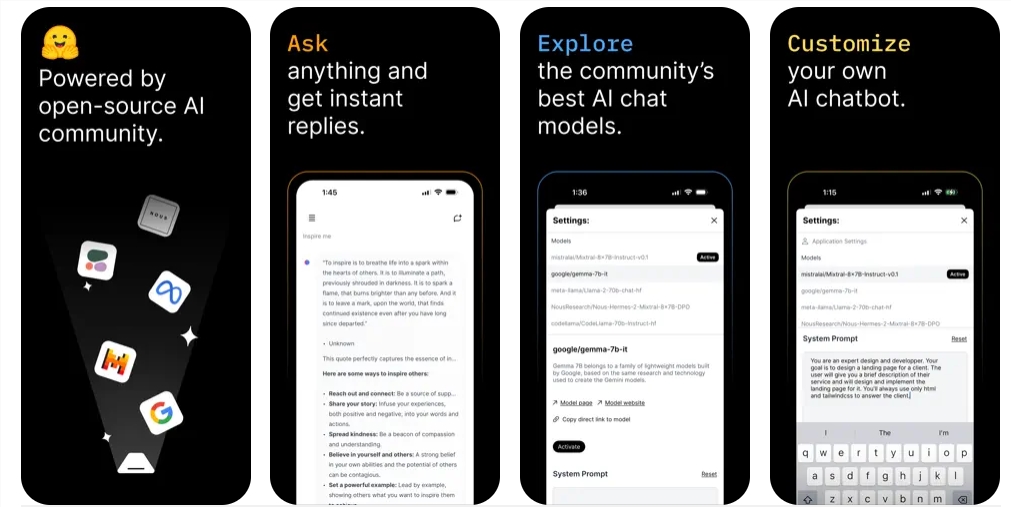 可以在手机上用开源模型了！Hugging Face发布手机应用Hugging C - 众森 IT 新媒体资讯网